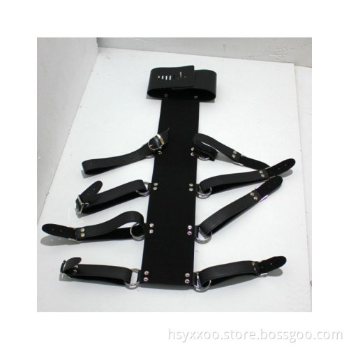 Online shopping leather bondage Birds Neck Collar & Arm Restraint Sex Toys for Couples